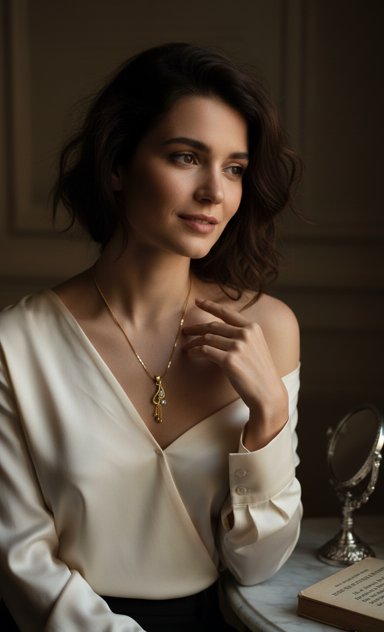 Le Double Héritage — Collier  — Édition Unique 1-sur-1