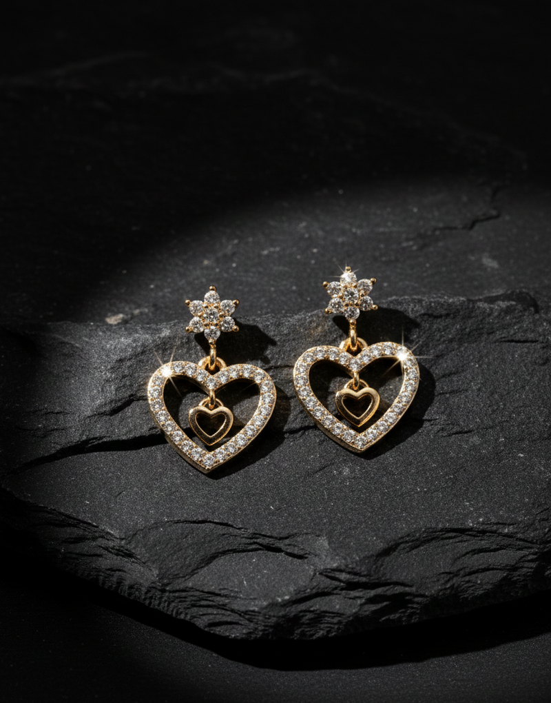 L’Écho des Sentiments — Boucles d’oreilles — Édition Unique 1-sur-1