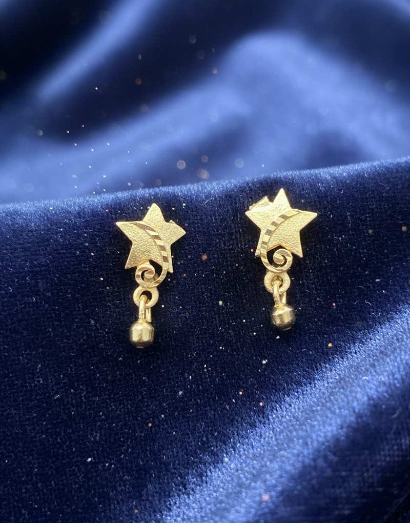 La Comète Suspendue — Boucles d’oreilles — Édition Unique 1-sur-1