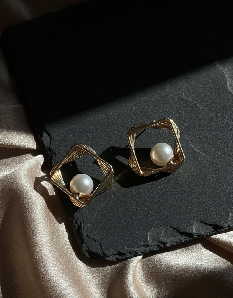 La Structure du Sentiment — Boucles d’oreilles — Édition Unique 1-sur-1