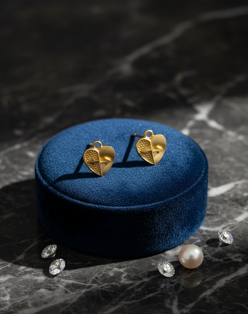 La Flèche de l'Évidence — Boucles d’oreilles Asymétriques — Édition Unique 1-sur-1