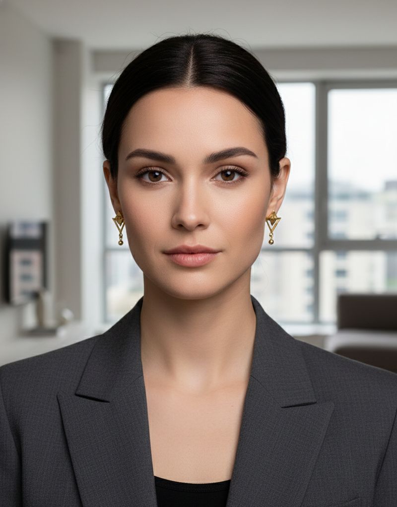 Le Prisme de la Pesanteur — Boucles d’oreilles — Édition Unique 1-sur-1