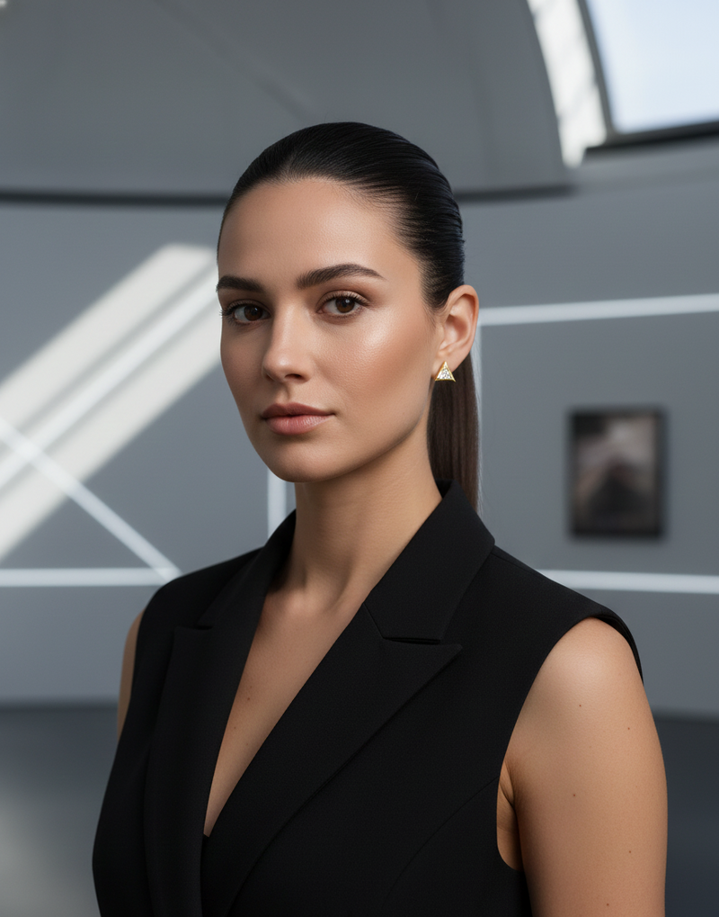 Le Delta des Lumières — Boucles d’oreilles — Édition Unique 1-sur-1